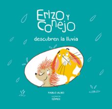 erizo y conejo descubren la lluvia-pablo albo-9788494655180
