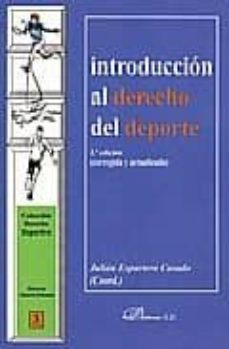 introduccion al derecho del deporte-julian espartero casado-9788498494280