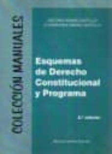 esquemas de derecho constitucional y programa (2ª ed.)-9788498498080