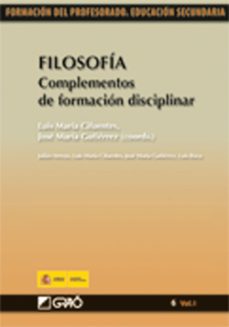 filosofia. complementos de formaciondisciplinar (ebook)-9788499800295