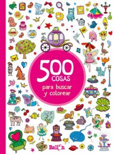 500 cosas para buscar y colorear (rojo)-9789463077880