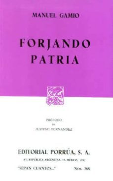 forjando patria-m. gamio-9789684327580