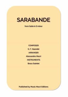 sarabande from suite in d minor by g. f. haendel (ebook)-9791220875080