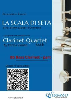 bb bass clarinet part of "la scala di seta" for clarinet quartet (ebook)-9791221369380