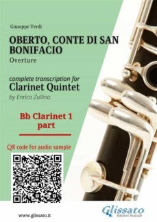 bb clarinet 1 part of "oberto" for clarinet quintet (ebook)-9791221376180
