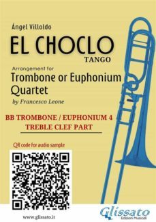 trombone/euphonium 4 t.c. part of "el choclo" for quartet (ebook)-9791221393880