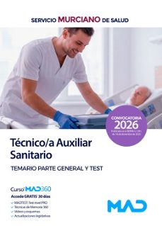 técnico auxiliar sanitario del servicio murciano de salud (sms) temario parte general y test.-9791370285180