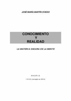 conocimiento y realidad. la materia oscura de la mente (ebook)-2910019801483