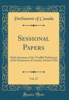 sessional papers, vol. 27-9780266807490