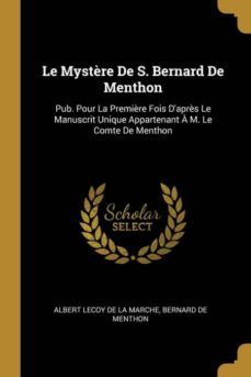 le mystre de s. bernard de menthon-9780270661590