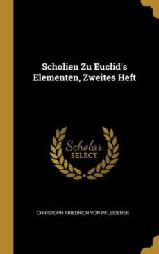 scholien zu euclids elementen, zweites heft-9780274341290
