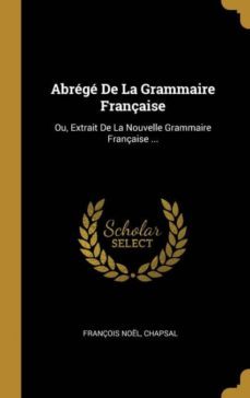 abrg de la grammaire franaise-9780274342990