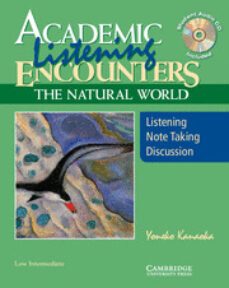 academic listening encounters: the natural world, low intermediate student s book with audio cd-9780521716390