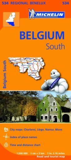 mapa regional belgium south 2013 (ref. 11534)-9782067183490