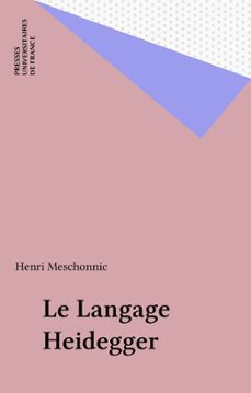 le langage heidegger (ebook)-henri meschonnic-9782130665090