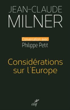 considerations sur l'europe (ebook)-jean claude milner-9782204128490