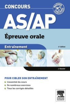 entrainement concours as/ap epreuve orale (ebook)-jacqueline gassier-9782294730290