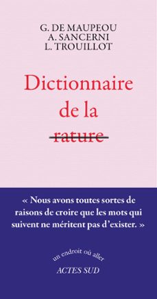 dictionnaire de la rature (ebook)-lyonel trouillot-9782330047290