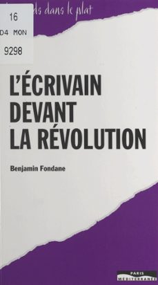l'ecrivain devant la revolution (ebook)-benjamin fondane-9782402440790