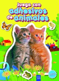 juega con adhesivos de animales. amarillo-9788408090090