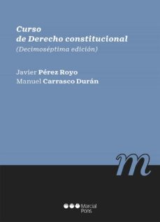 curso de derecho constitucional 17ª edicion-9788413812090