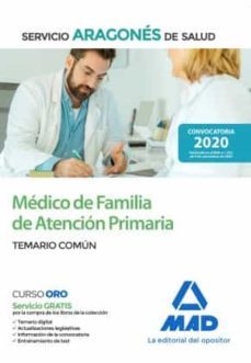 médico de familia de atención primaria del servicio aragonés de salud (salud-aragón). temario común-9788414241790