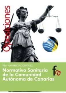 normativa sanitaria de la comunidad autonoma de canarias-9788415796190