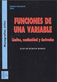 funciones de una variable-juan de burgos roman-9788416806690