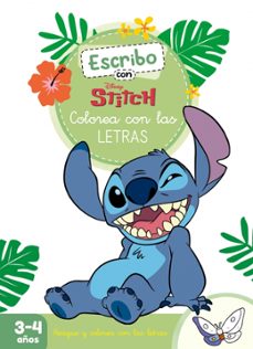 escribo con stitch. colorea con las letras (disney. primeros apre ndizajes)-9788419487490