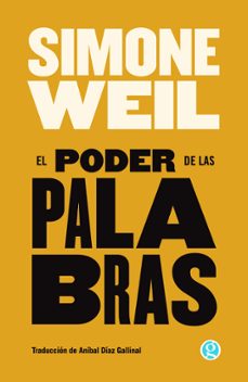el poder de las palabras-simone weil-9788419990990