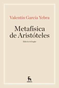 la metafisica de aristoteles-valentin garcia yebra-9788424938390