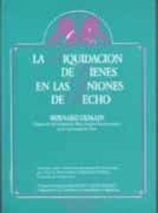 la liquidacion de bienes en las uniones de hecho notas y relacion de sentencias del derecho español-bernard demain-9788429013290