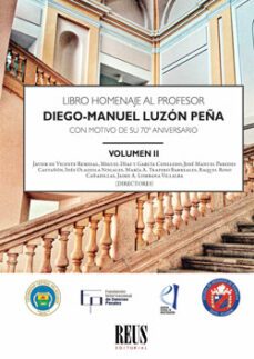 libro homenaje al profesor diego-manuel luzon peña con motivo de su 70º aniversario.vol. ii-miguel diaz y garcia conlledo-9788429023190