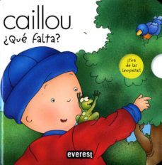 caillou. ¿que falta?-fabien savary-9788444140490