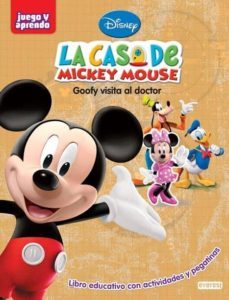 la casa de mickey mouse: libro de actividades con pegatinas (jueg o y aprendo)-9788444146690