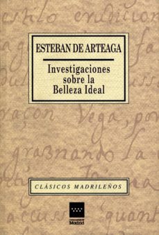 investigaciones sobre la belleza ideal-esteban de arteaga-9788445106990