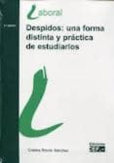 despidos: una forma distinta y practica de estudiarlos (2ª ed)-cristina rincon sanchez-9788445422090