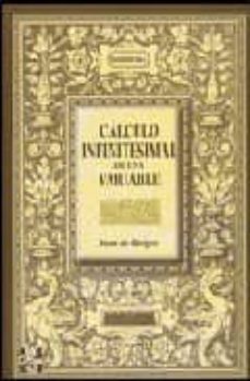 calculo infinitesimal de una variable-juan burgos-9788448118990