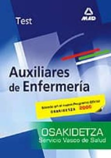 test de auxiliares de enfermeria de osakidetza-luis et al. silva garcia-9788466564090