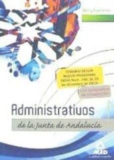 administrativos de la junta de andalucia. turno libre. test y exa menes-9788467697490