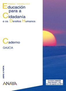 educacion para a cidadania e os dereitos humanos. caderno. galicia-9788467803990