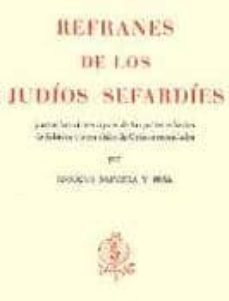 refranes de los judios sefardies (2ª ed.)-enrique saporta beja-9788472130890