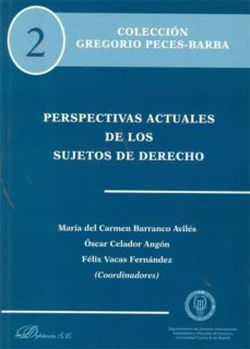 perspectivas actuales de los sujetos de derecho-maria del carmen barranco aviles-9788490310090