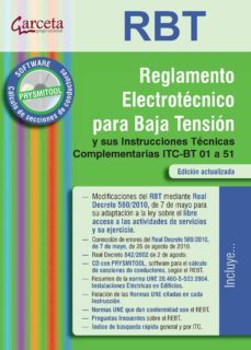 reglamento electrotecnico para baja tension: y sus instrucciones tecnicas complementarias itc-bt 01a 51 (incluye cd-rom)-9788492812790
