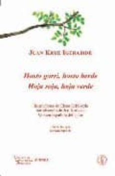 hosto gorri, hosto berde= hoja roja, hoja verde (ed. bilingüe)-juan kruz igerabide sarasola-9788493184490