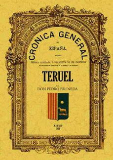 cronica de la provincia de teruel (ed, facsimil)-9788497618090