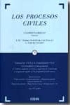 procesos civiles: comentarios a la ley de enjuiciamiento civil (4 vol.) (2ª ed.)-9788497907590