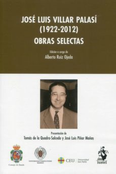 jose luis villar palasi (1922-2012) obras selectas-9788498904390