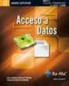 acceso a datos (grado superior)-jose eduardo corcoles tendero-9788499642390