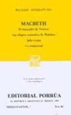 macbeth; el mercader de venecia; las alegres comadres de windsor; julio cesar; la tempestad-9789700762890